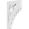 Ekena Millwork Wellington Architectural Grade PVC Bracket, 5/8"W X 4 1/2"D X 7"H BKTP01X04X07WE - alternate 1